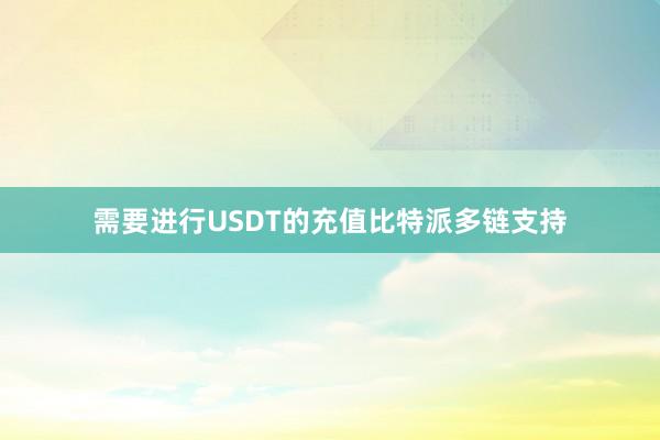 需要进行USDT的充值比特派多链支持