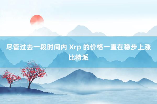 尽管过去一段时间内 Xrp 的价格一直在稳步上涨比特派